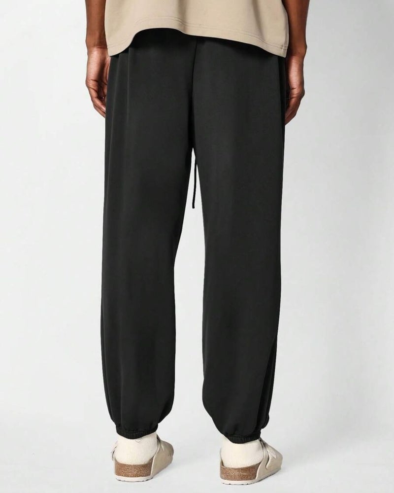 FLYNOFF Black Slid Loose Fit Jogger - Image 3